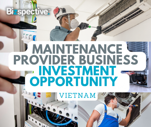 Maintenance provider business investment opportunity.